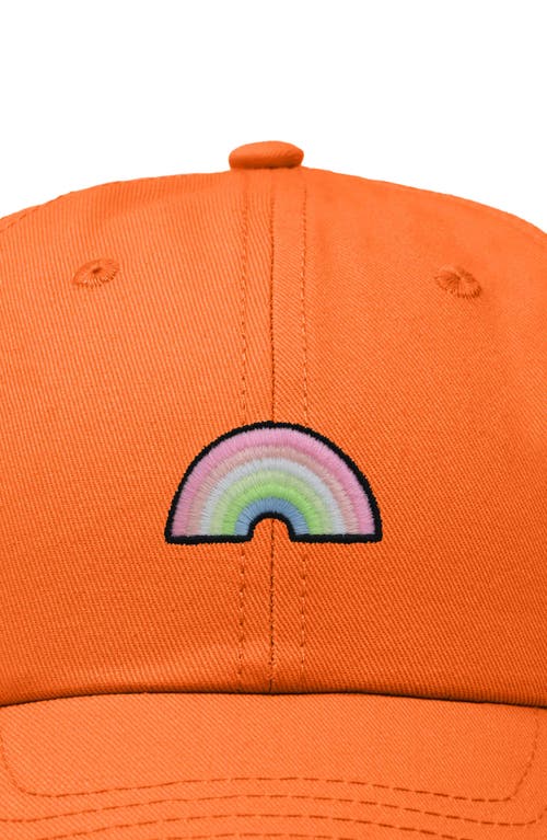 Dalix Rainbow Hat In Orange