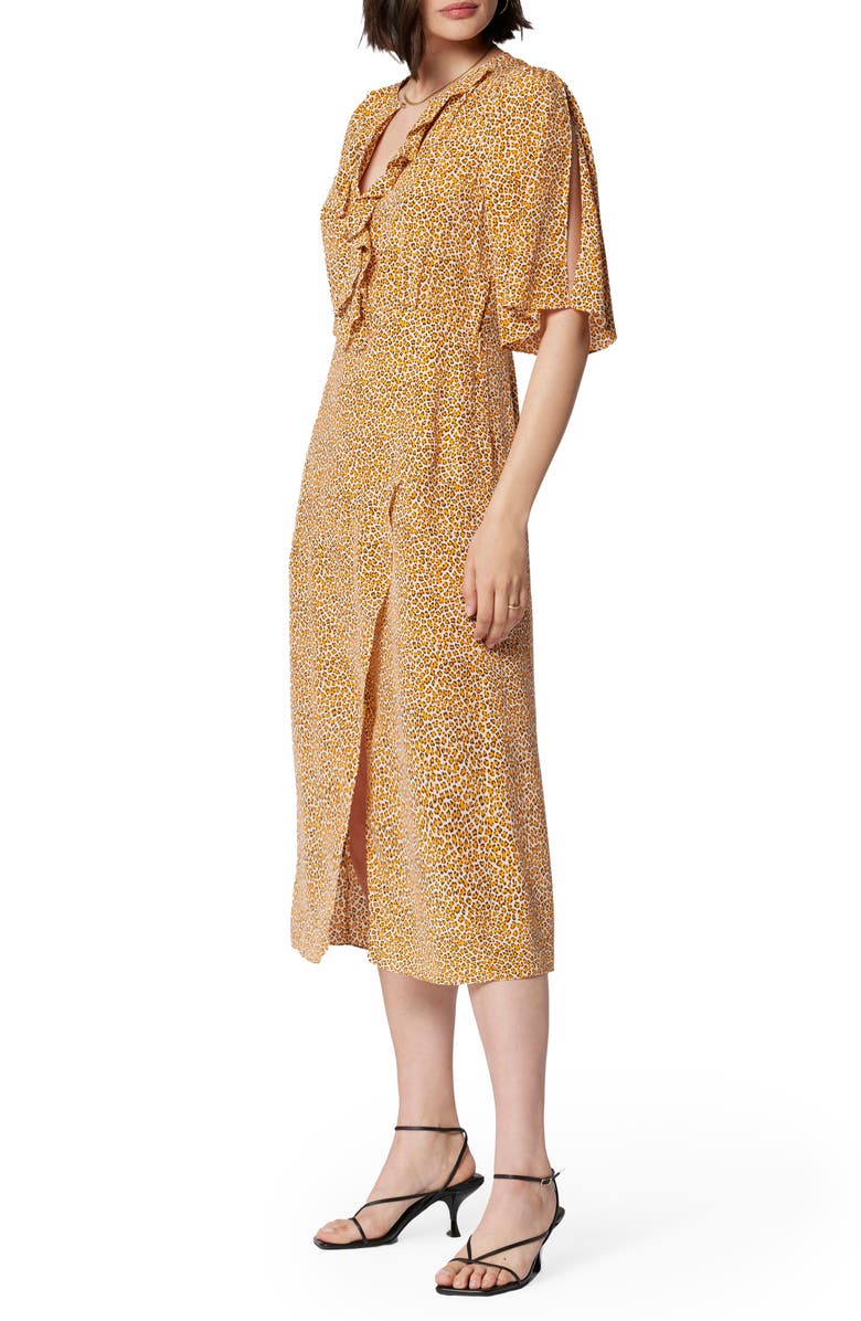 Equipment Penelope Animal Print Silk Dress, Alternate, color,