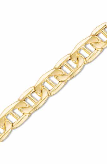 BEST SILVER Flat Mariner Chain Necklace