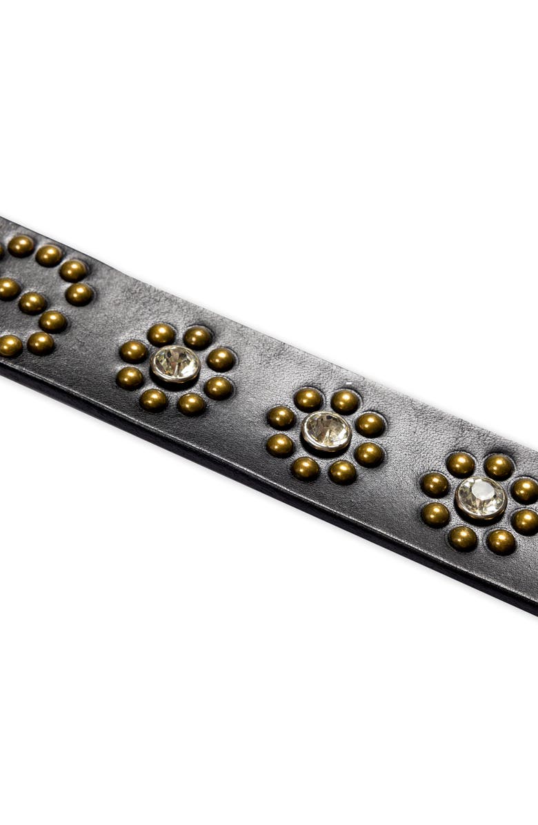 PLEASURES Studded Leather Belt, Alternate, color, 