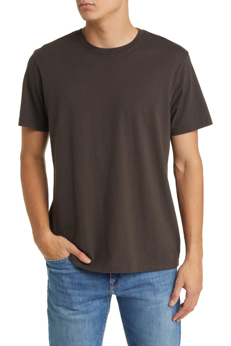 Logo Cotton T-Shirt, Main, color, MARRON