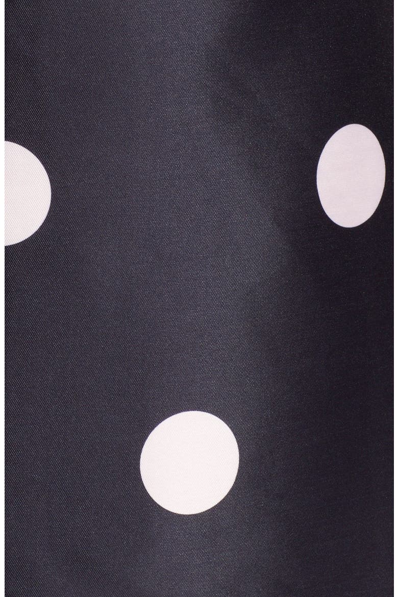 'lysa' dot print midi skirt, Alternate, color, INK