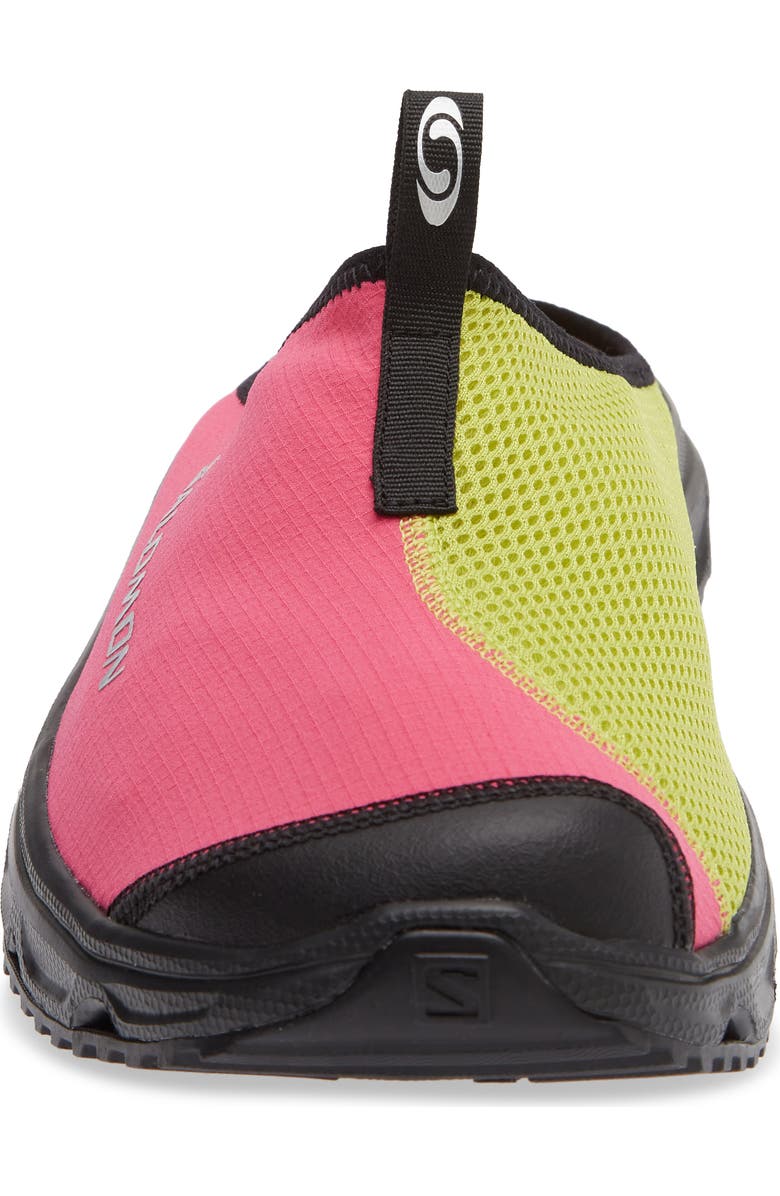 Salomon Gender Inclusive RX Slide 3.0 Sneaker, Alternate, color, Pink Yarrow/ Bright Chartreuse