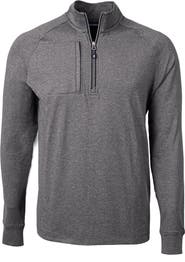 Cutter & Buck Adapt Heather Quarter Zip Pullover