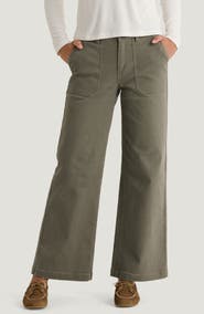 Free Fly Wide Leg Stretch Cotton Pants