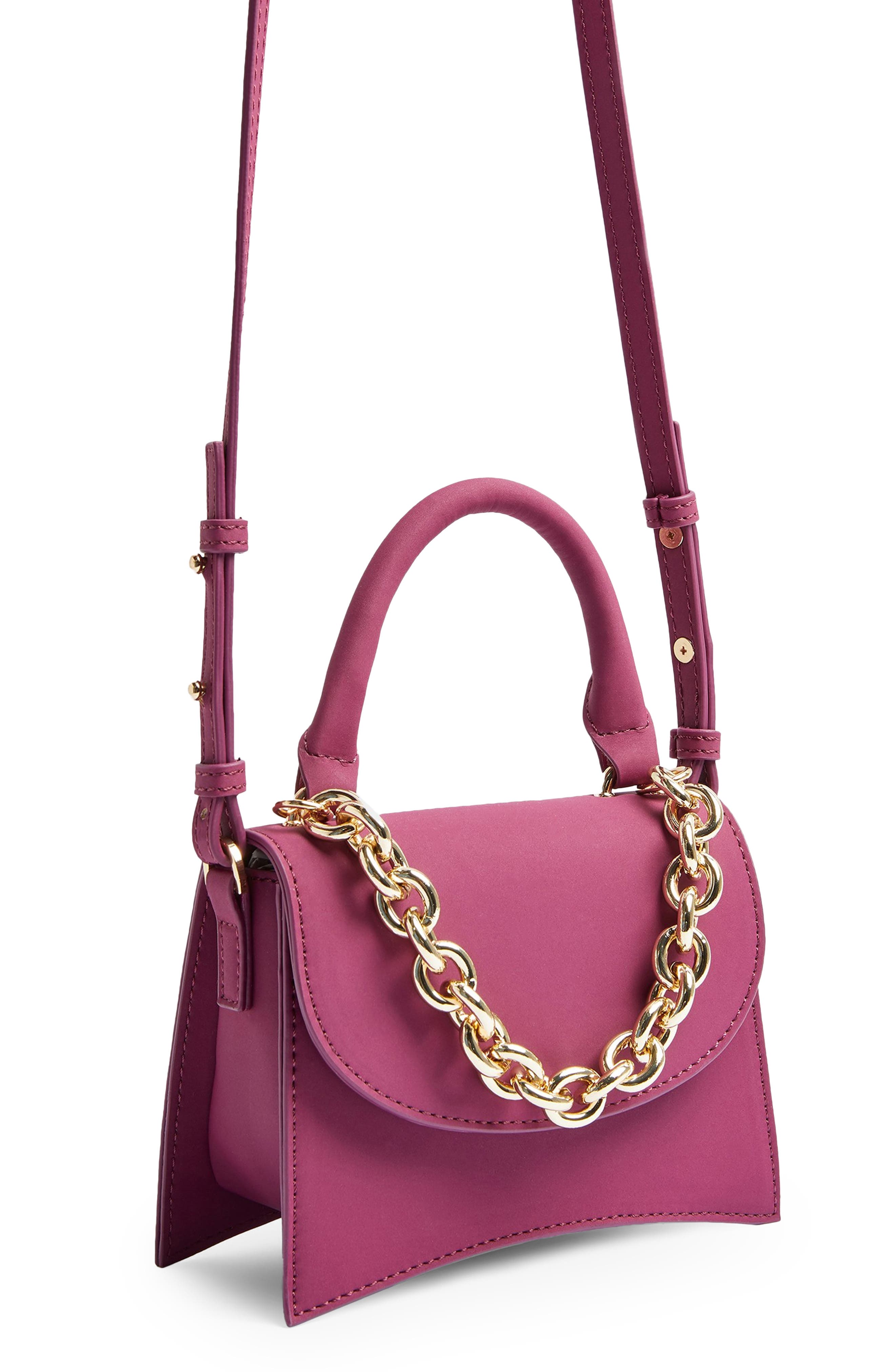 Topshop Mini Chain Crossbody Bag, Alternate, color, 
