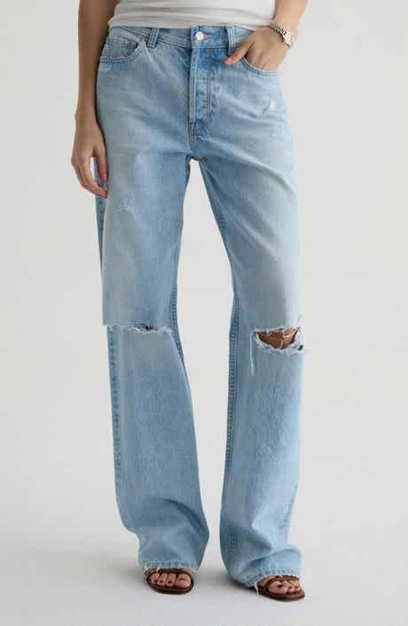 Billie Ripped Straight Leg Jeans