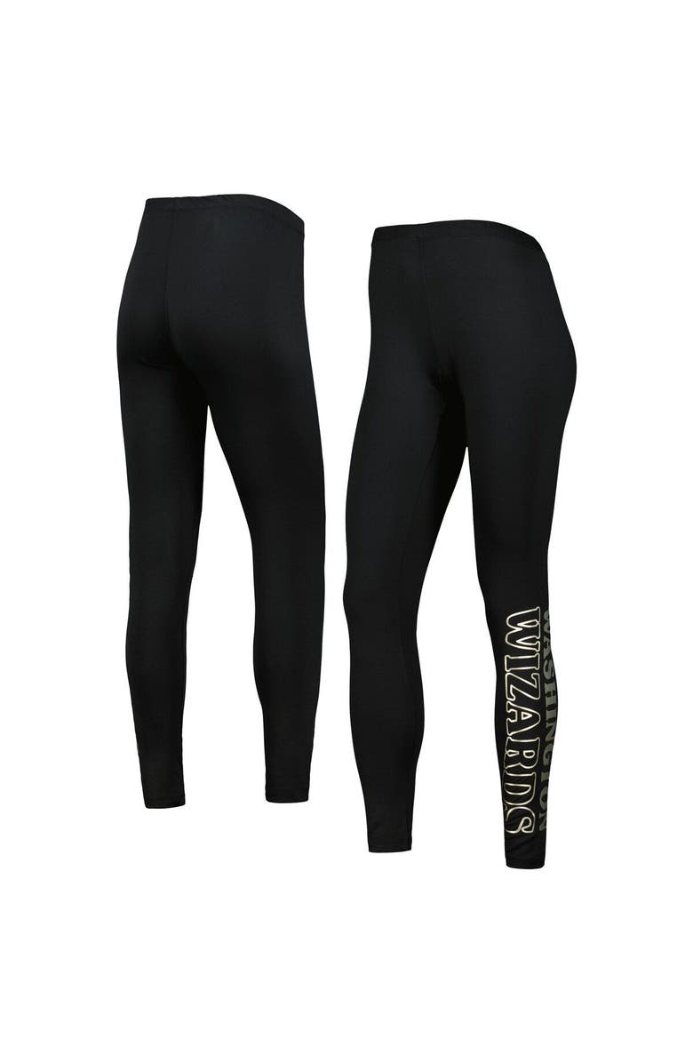 G-III 4HER BY CARL BANKS Women's G-III 4Her by Carl Banks Black Washington Wizards Stadium Leggings, Main, color, Black