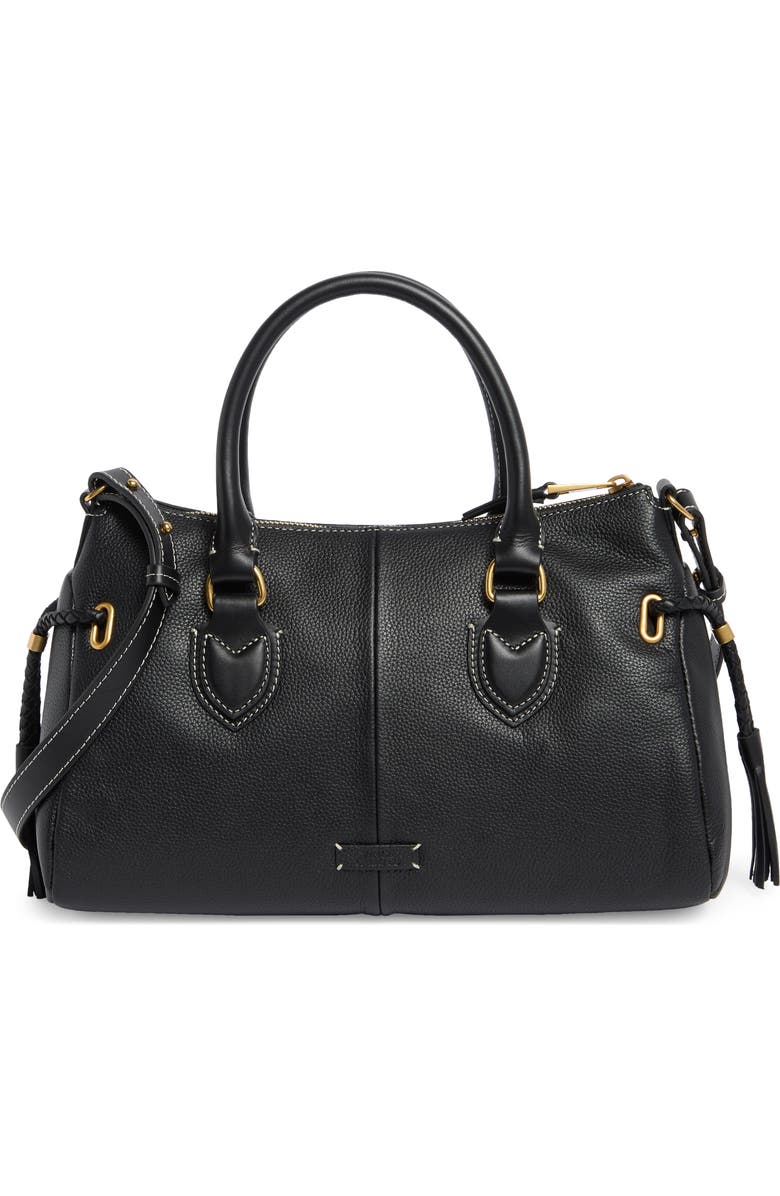 Vince Camuto Renzo Leather Satchel, Main, color,