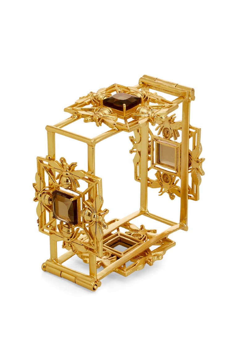 Mori Square Cuff, Main, color, Gold Plated