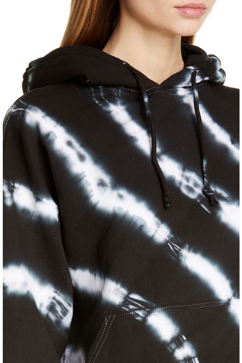 Reincarnation Graphic Tie Dye Hoodie, Alternate, color, BLACK TIE DYE
