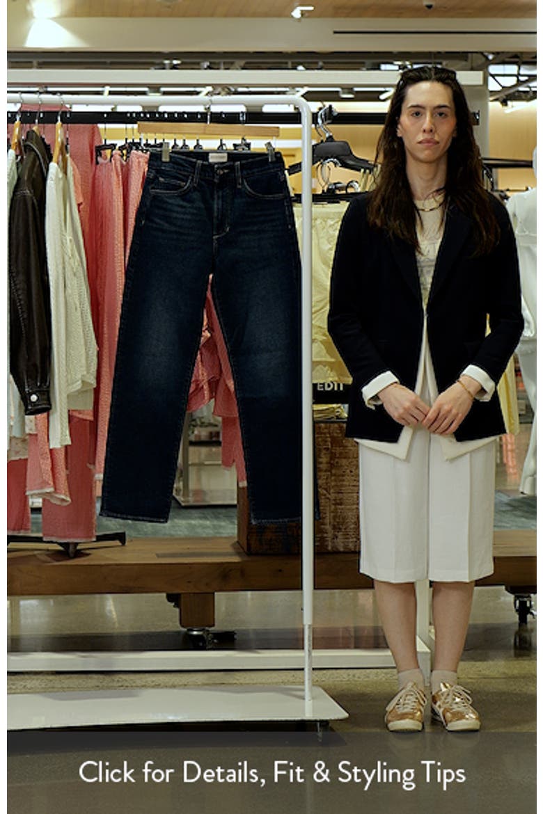 The Dot Mid Rise Straight Ankle Jeans video