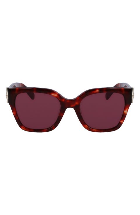 55mm Rectangular Sunglasses