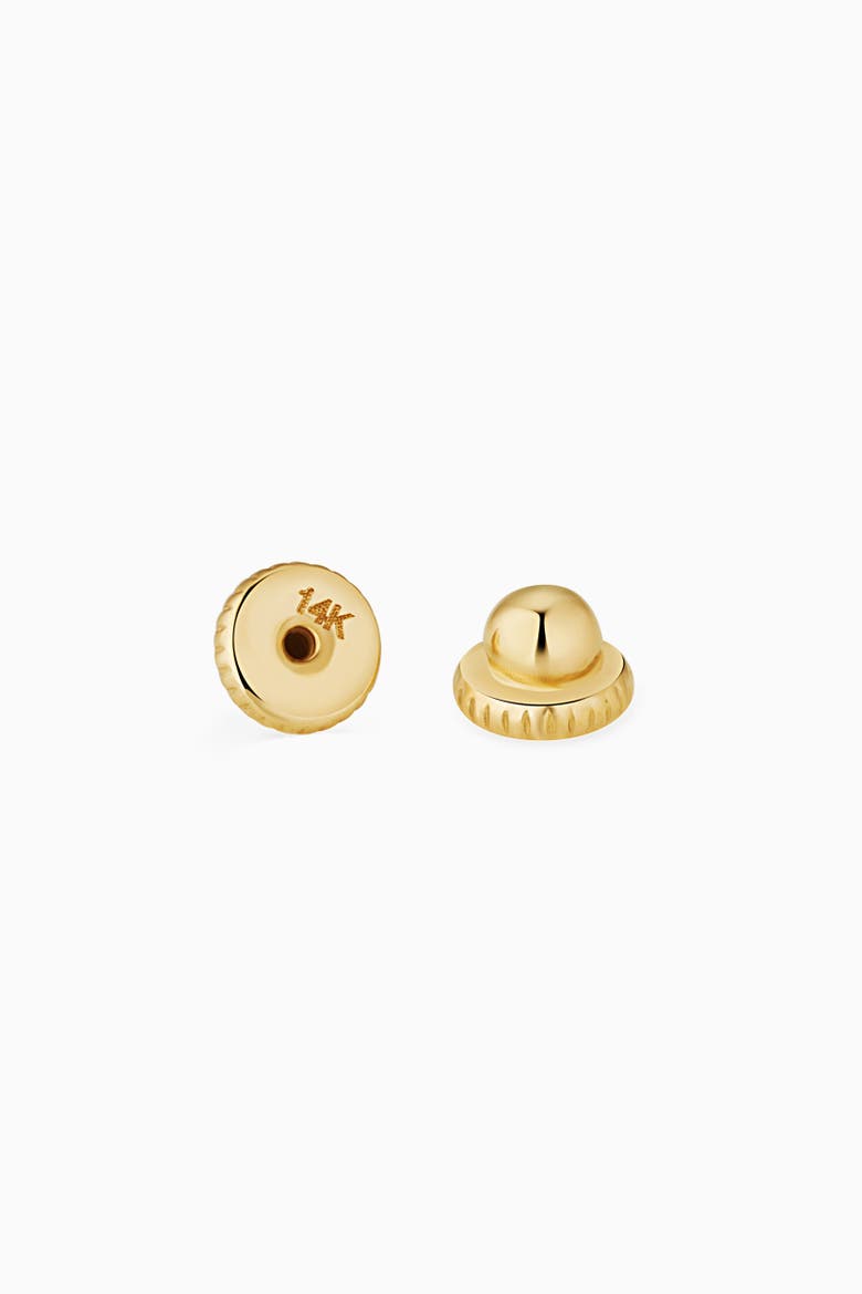 14K Yellow Gold Bow Studs Earrings, Alternate, color, Yellow Gold