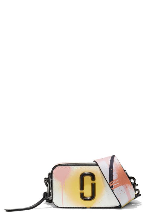 Snapshot Coated Leather Crossbody Bag