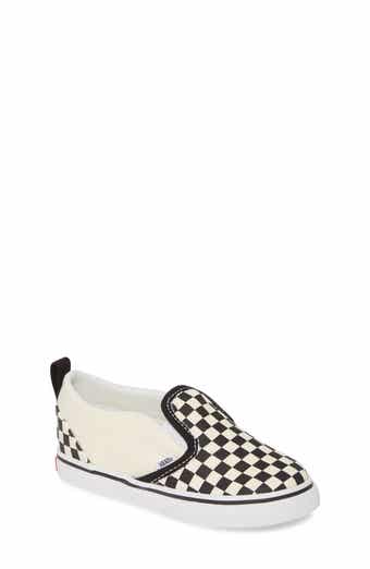 Vans Boys Checkerboard Classic Slip On Skate Shoes