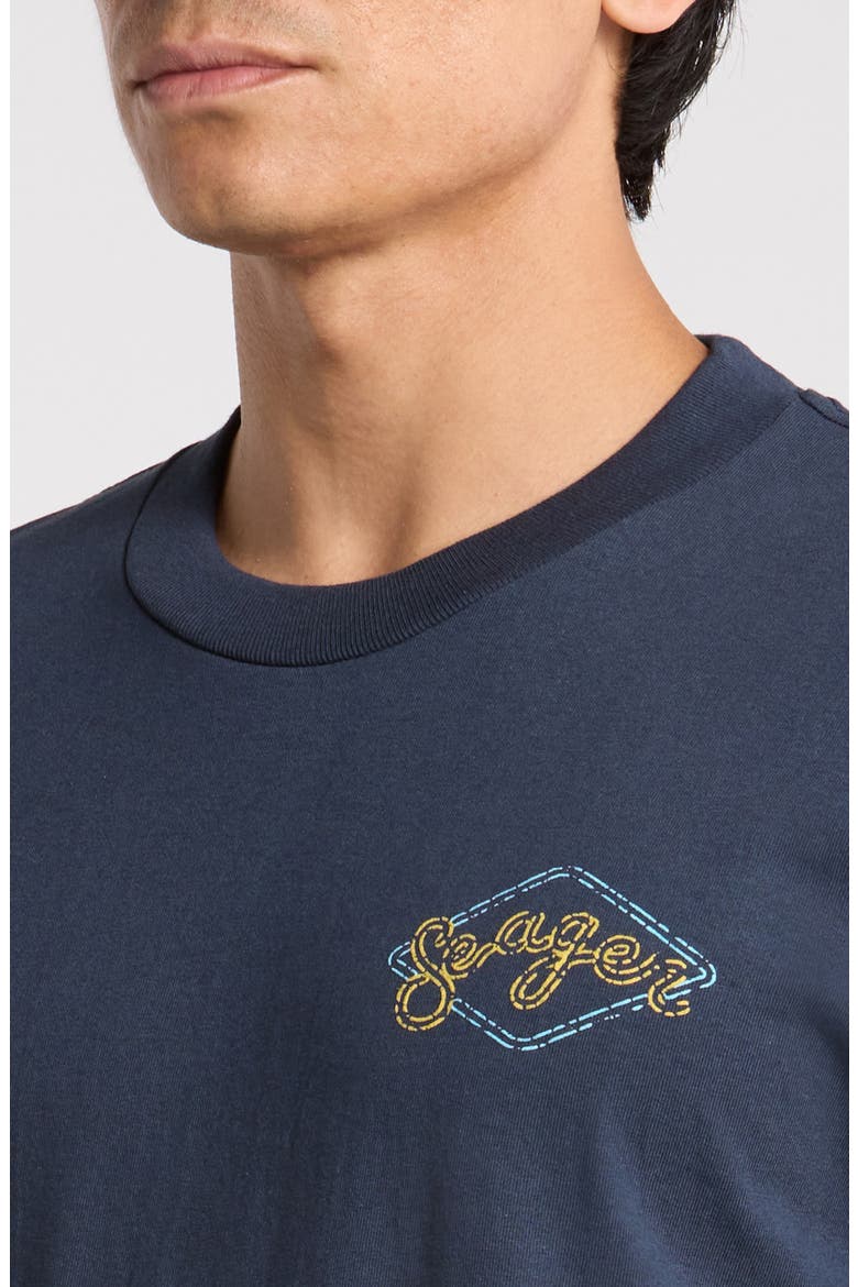 Honky Tonk Cotton Graphic T-Shirt, Alternate, color, NAVY