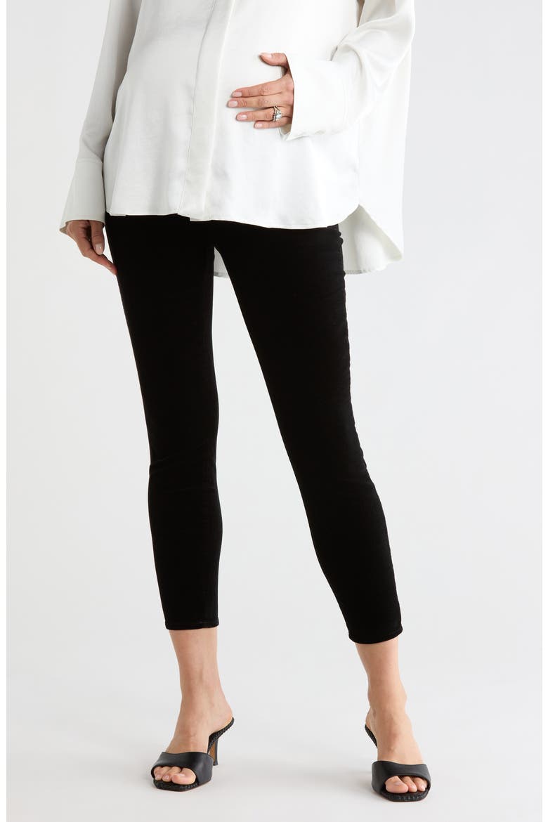 Maternity Margot High Waist Skinny Jeans, Main, color, NOIR