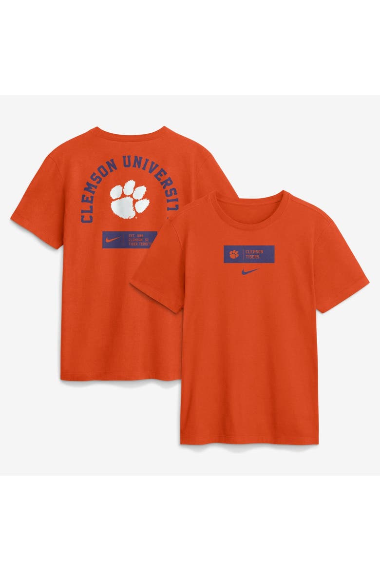 Men's Nike Orange Clemson Tigers Primetime Crew T-Shirt, Main, color, Orange