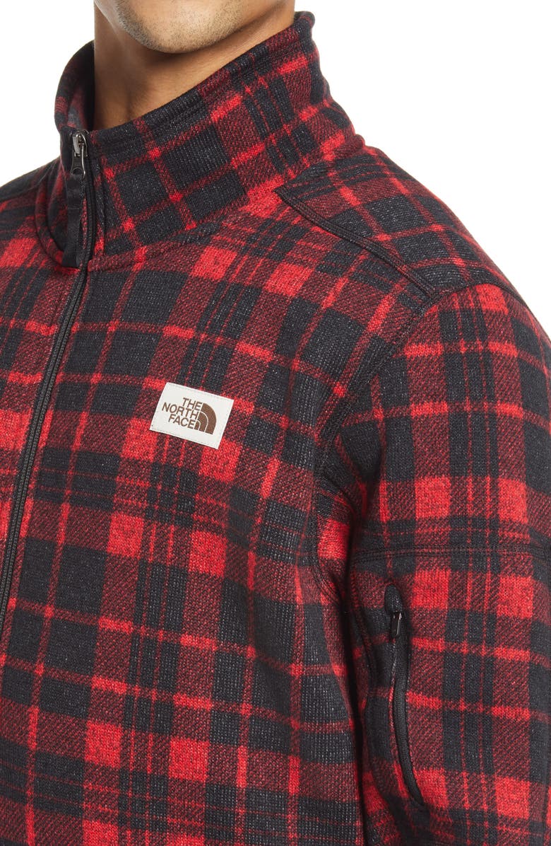 The North Face Gordon Lyons Plaid Half-Zip Pullover, Alternate, color,