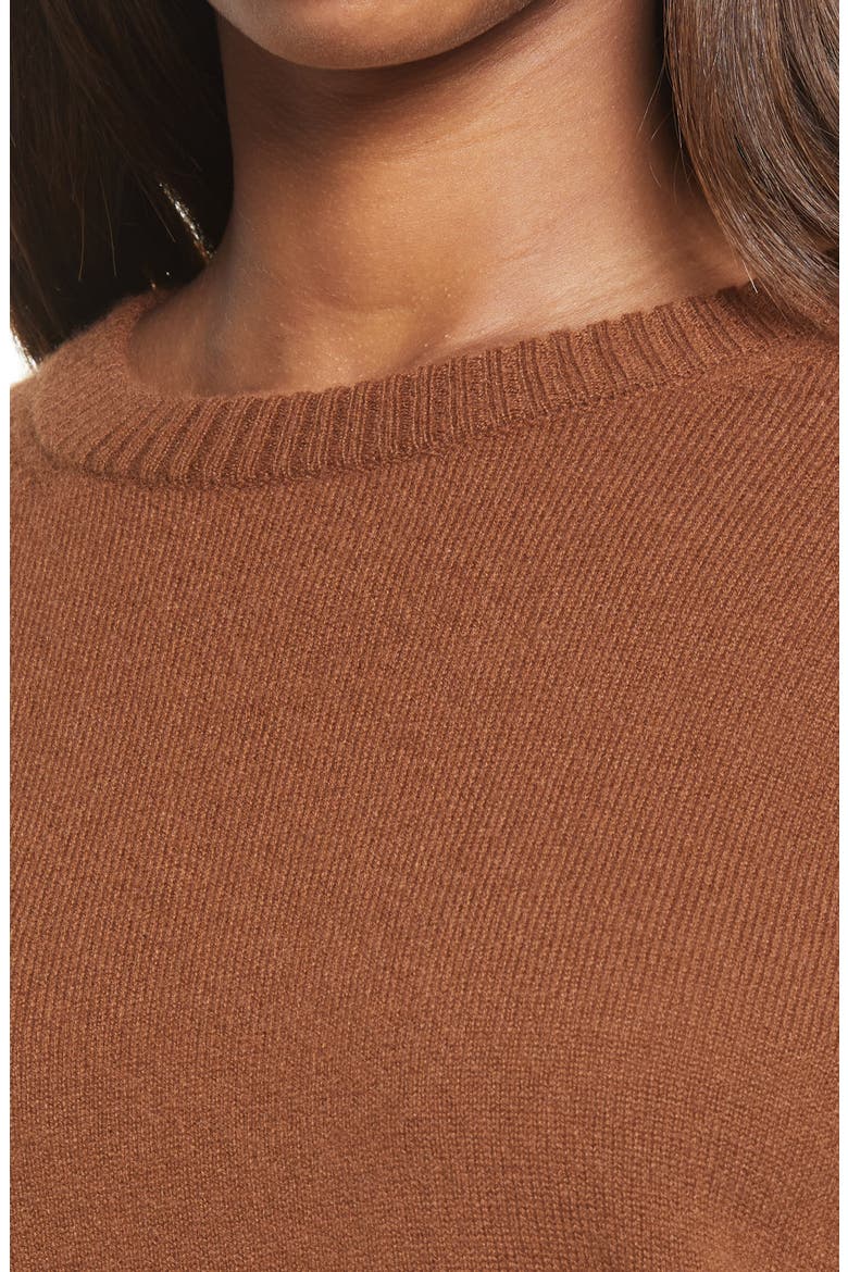 Cashmere Sweater, Alternate, color, CINNAMON/ CINNAMON
