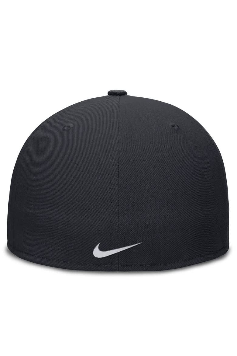 Men's Nike Navy St. Louis Cardinals Wordmark Dri-FIT Round Bill True Fitted Hat, Alternate, color, Navy