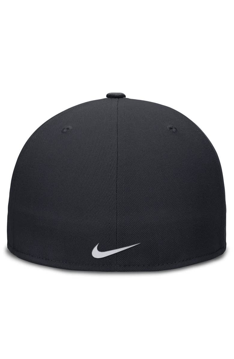 Nike Men's Nike Navy St. Louis Cardinals Wordmark Dri-FIT Round Bill True Fitted Hat, Alternate, color, Navy
