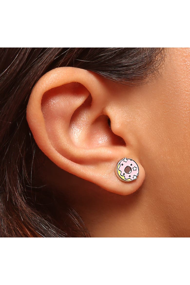 Lilo and Stitch 12 Pairs Earring Set, Alternate, color, pink, blue