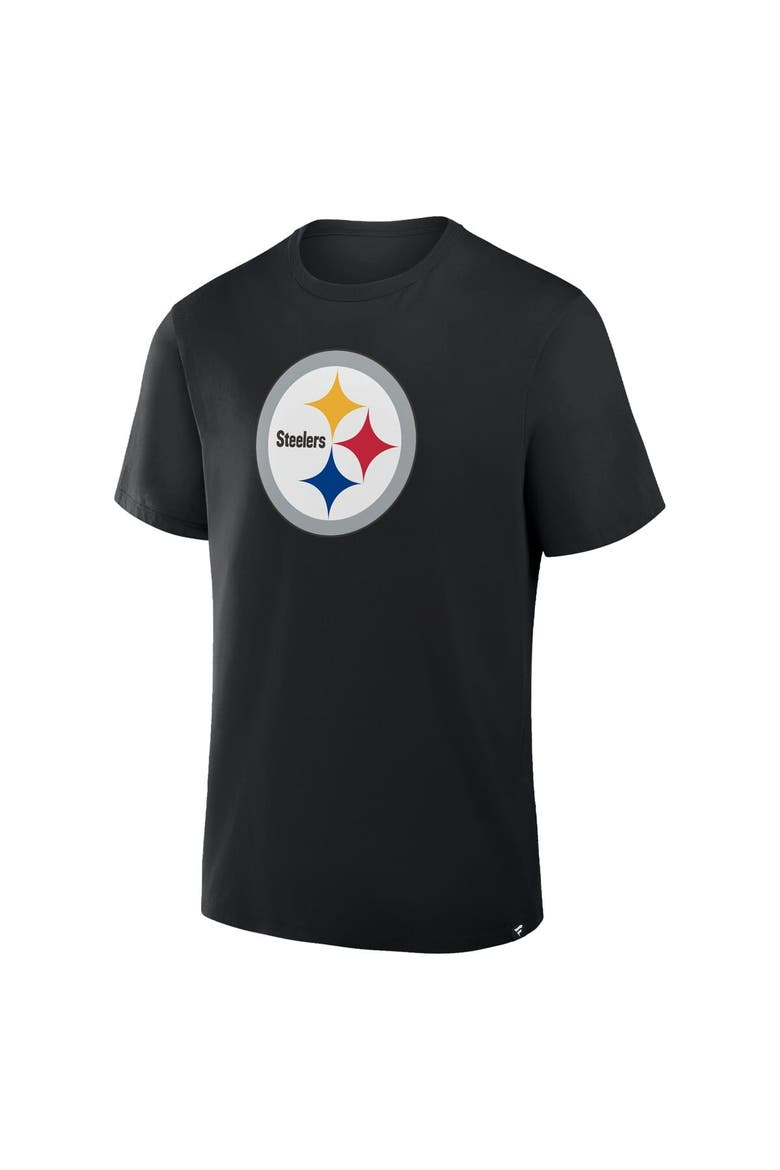 Men's Fanatics  Black Pittsburgh Steelers Legacy Cotton T-Shirt, Alternate, color, Black