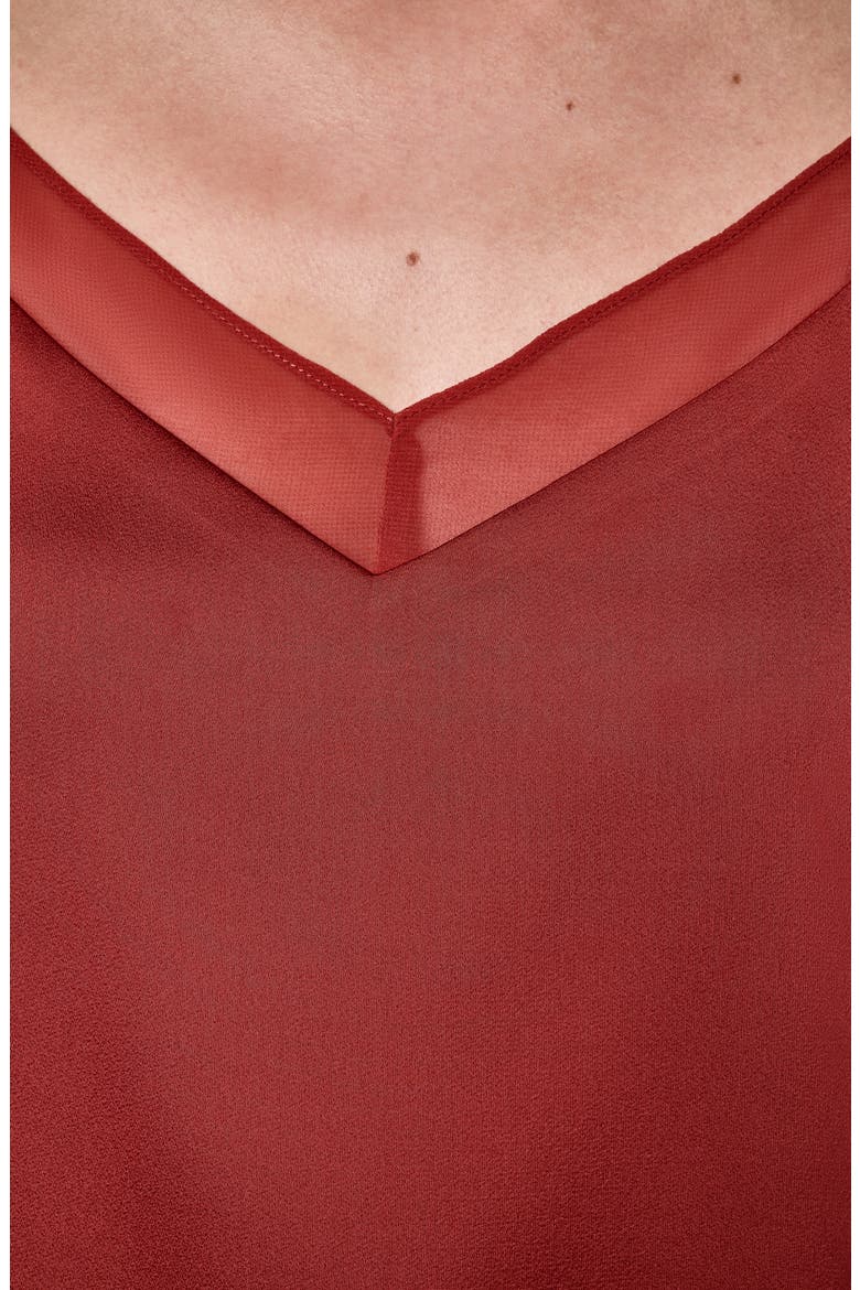 Mesh Trim Camisole, Alternate, color, SUNBAKED