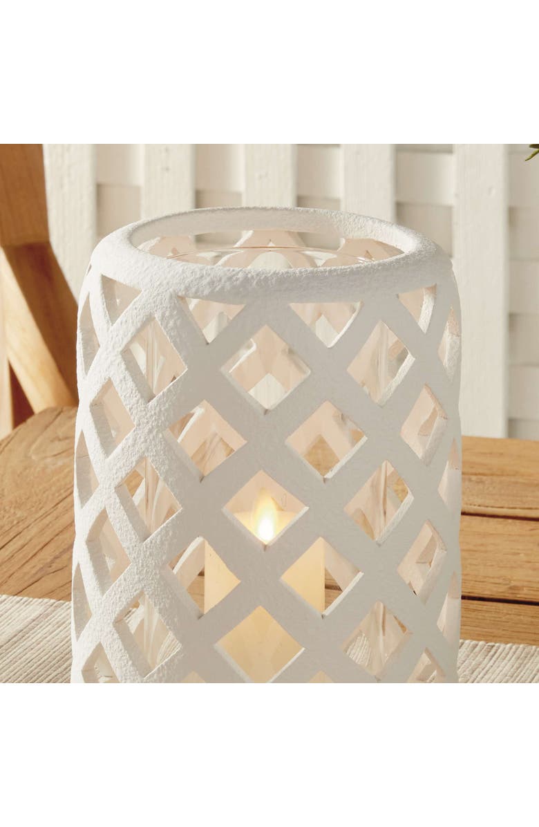 Napa Home & Garden Lucca Hurricane Large, Alternate, color, White