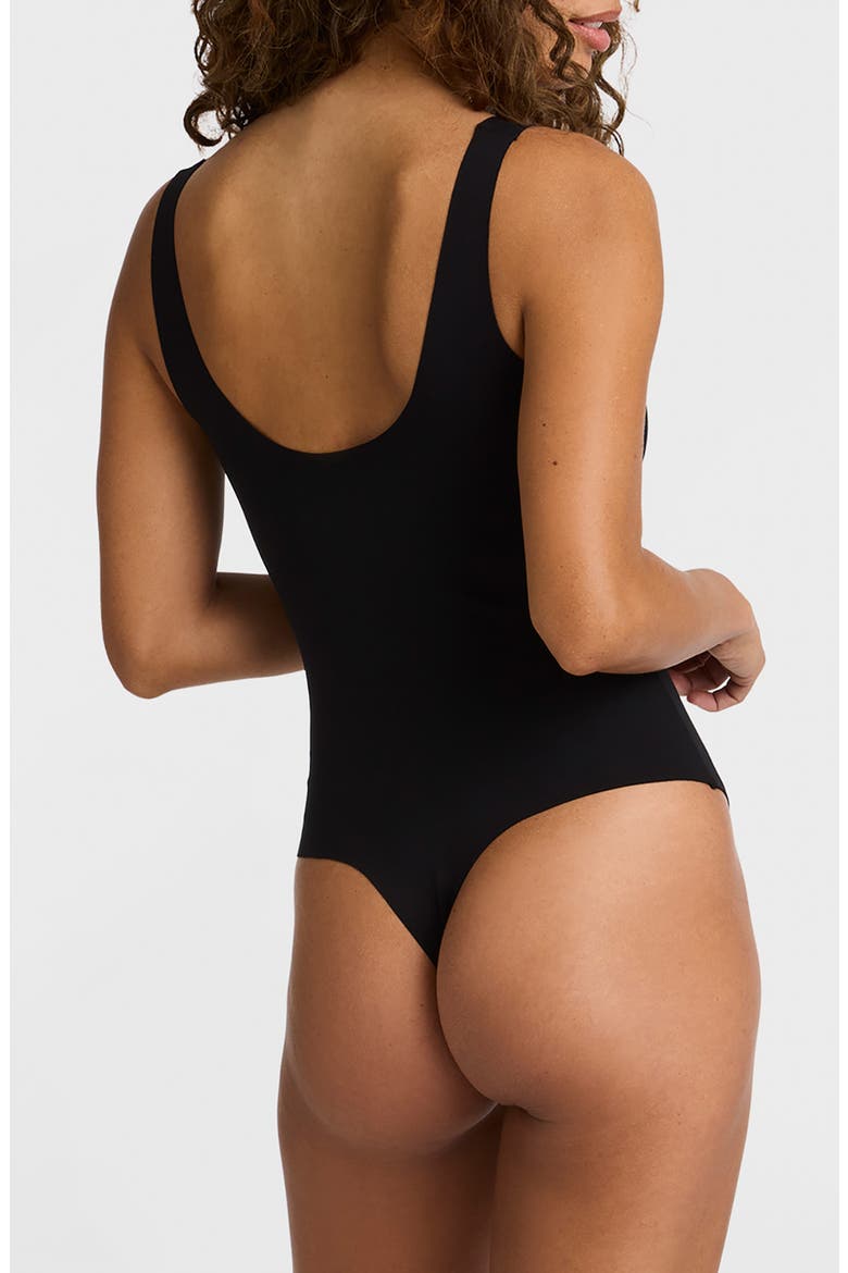 Neoprene Tank Bodysuit, Alternate, color, BLK-BLACK