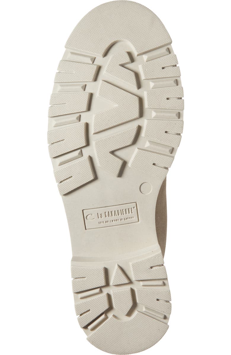 La Canadienne Deon Genuine Shearling Waterproof Bootie, Alternate, color, Stone Suede