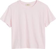 Madewell Boxy Crop Cotton Slub T-Shirt