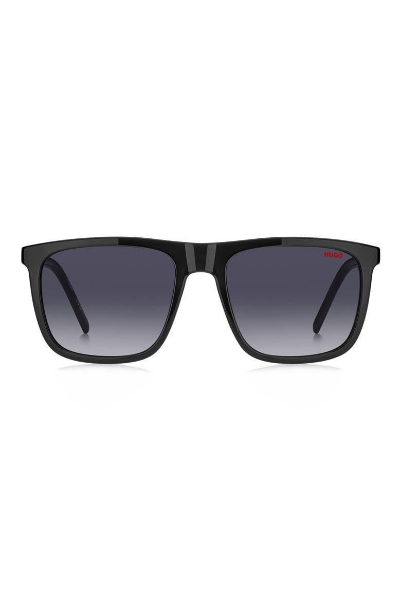 55mm Square Sunglasses, Alternate, color, GREY