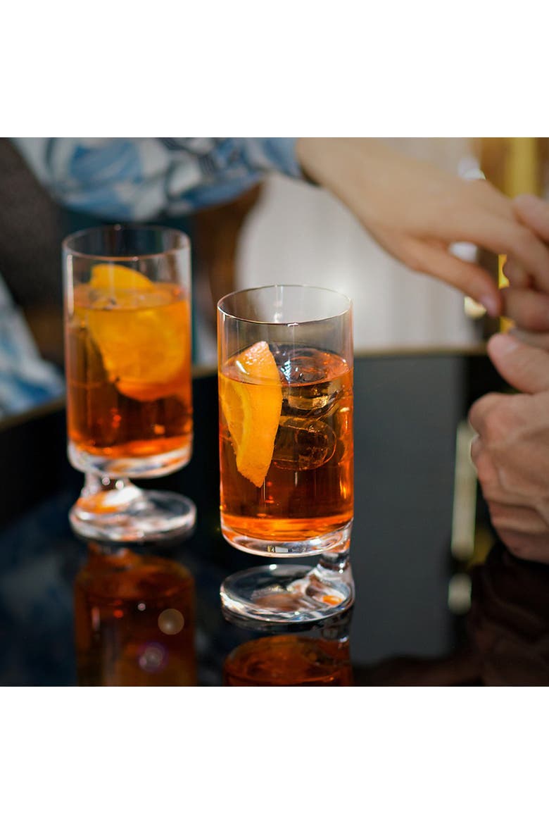 Water Glass Smoke Set Of 2, Alternate, color, Clear Crystal