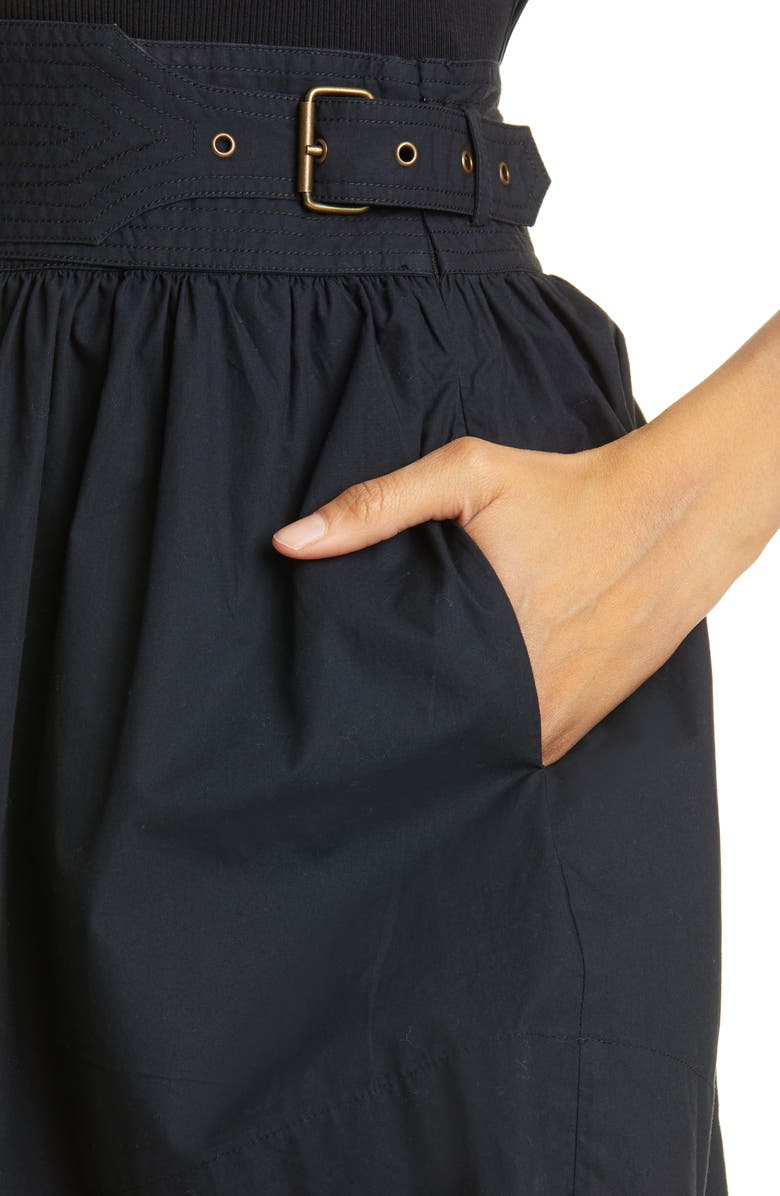 Ulla Johnson Adeline Cotton Poplin Shorts, Alternate, color, 