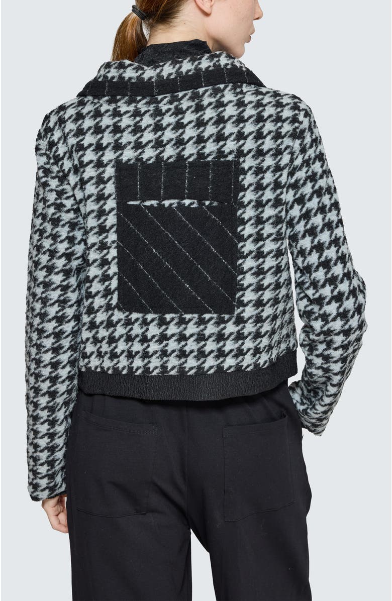 LUUKAA Novaea Mixed-Media Jacket, Alternate, color, Monochrome Black