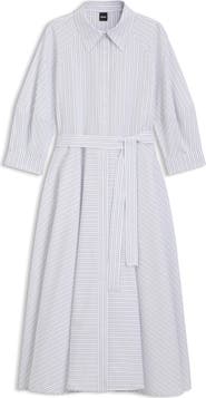 BOSS Debeca Cotton Poplin Midi Shirtdress