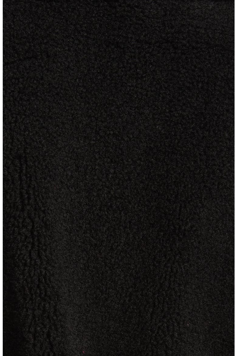 Get Cozy Faux Shearling Jacket, Alternate, color, BLACK