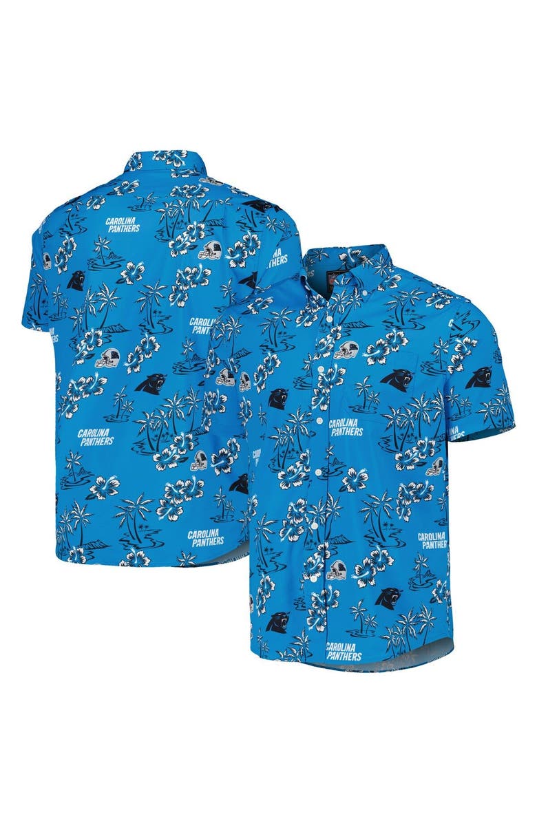Reyn Spooner Men's Reyn Spooner Blue Carolina Panthers Kekai Button-Up Shirt, Alternate, color, Blue