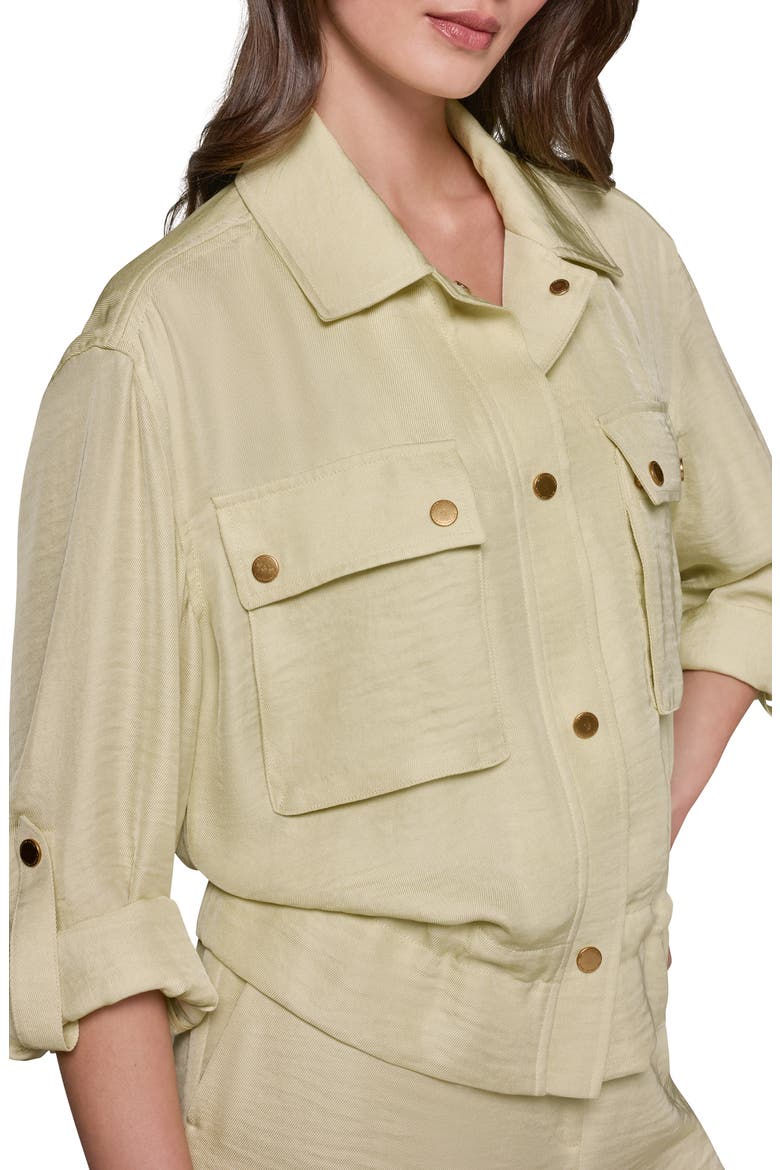 Roll Tab Sleeve Jacket, Alternate, color, CITRUS