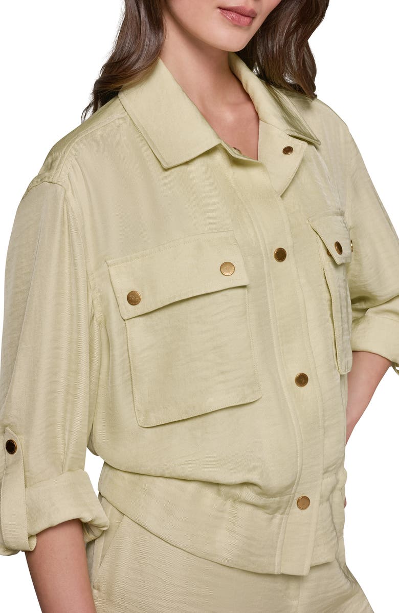Donna Karan New York Roll Tab Sleeve Jacket, Alternate, color,