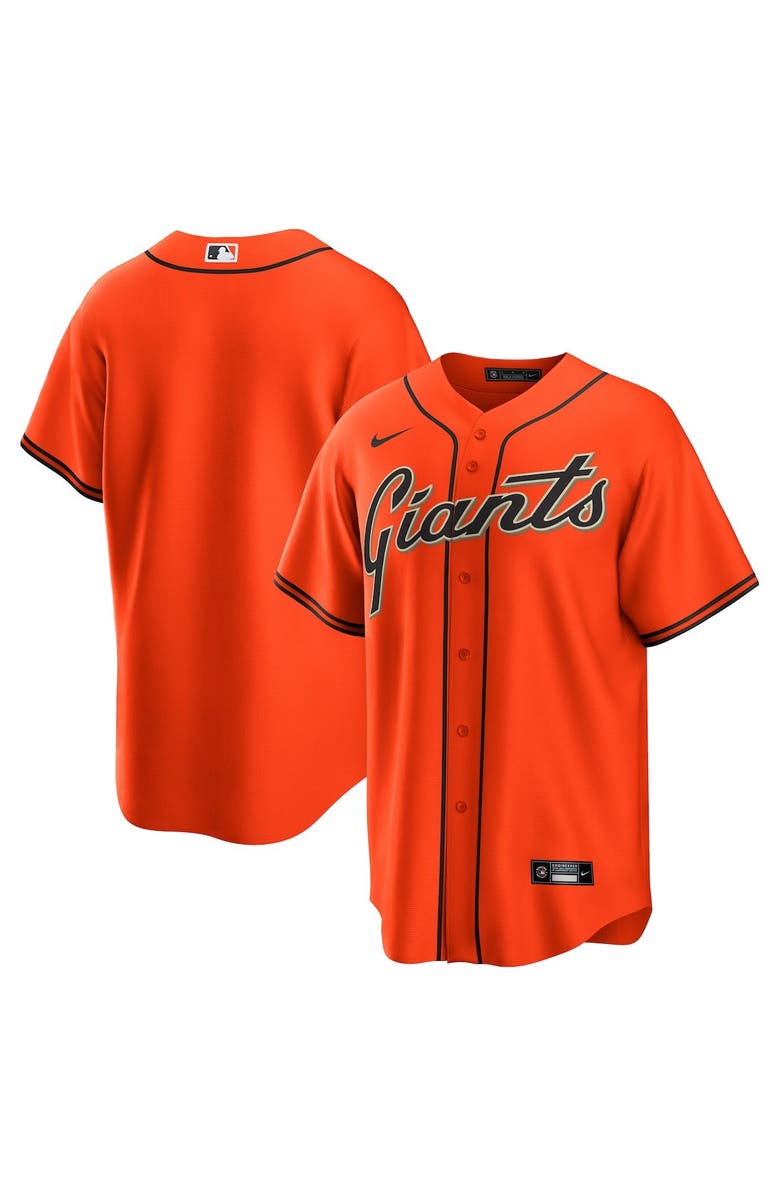 Nike Men's Nike Orange San Francisco Giants Alternate Replica Team Jersey, Alternate, color,