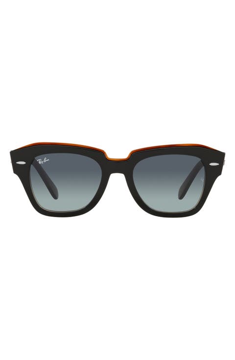 State Street 52mm Square Sunglasses