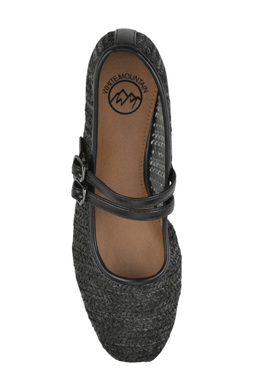 Cliffs By White Mountain Bocage Mary Jane Flat In Black Smooth