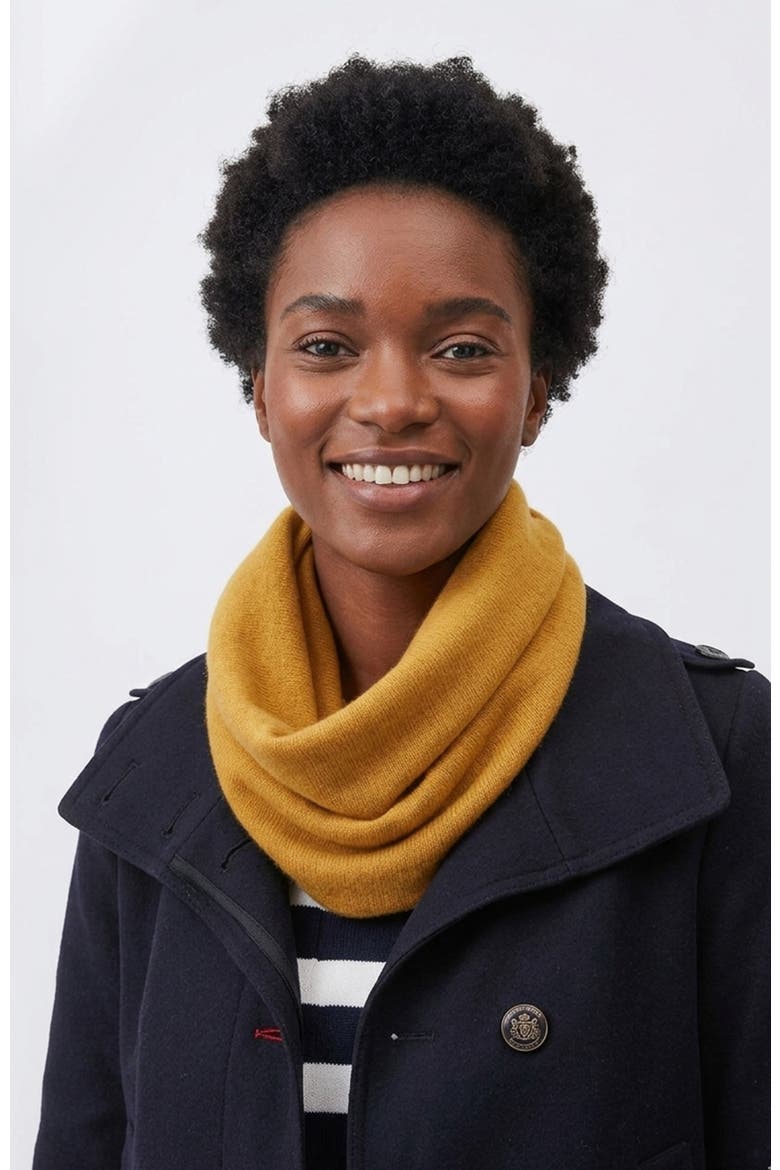 Cashmere neck warmer, Alternate, color, CAIRO GOLD