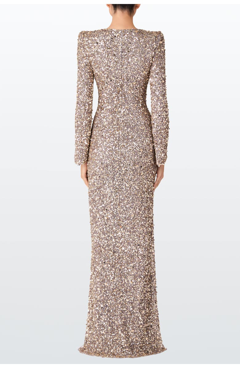 Jenny Packham Marie Maxi Dress, Alternate, color, Granite