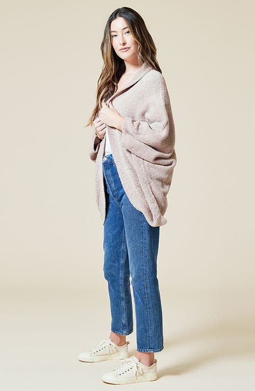 Softies Solid Marshmallow Shawl In Coco