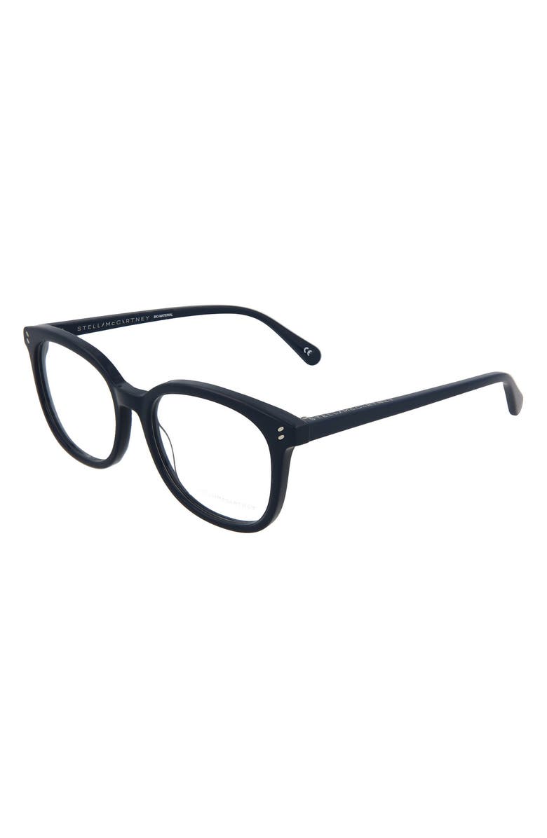 Stella McCartney 52mm Square Optical Frames, Alternate, color,